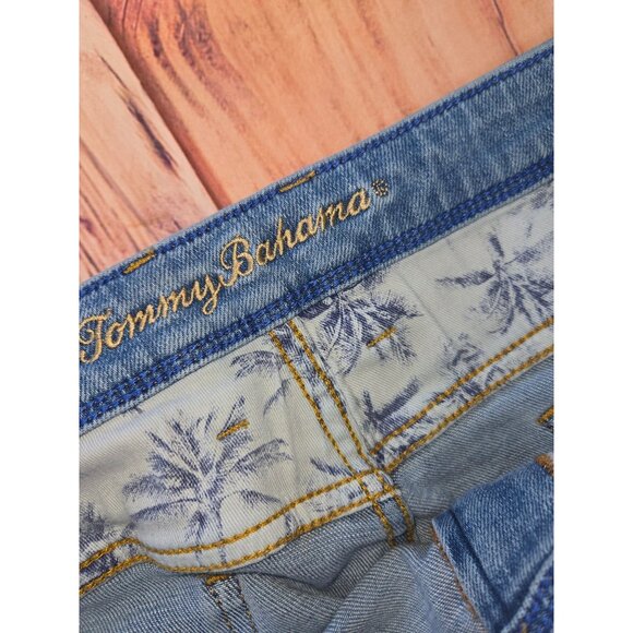 Tommy Bahama Indigo Palms Mens Jeans Size 40x32 Light Blue Denim - Picture 8 of 10